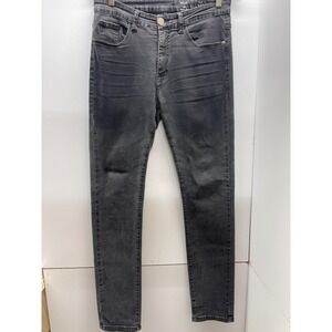 Ellus Premium Denim‎ Women Skinny Jeans Faded Black Size 44 Chile 0658005
